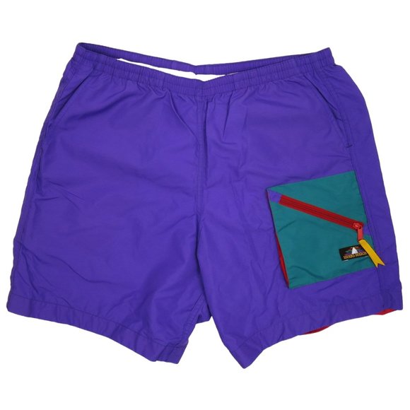Sierra Designs Other - Vintage 90s Sierra Designs Colorblock Swim Trunks XL